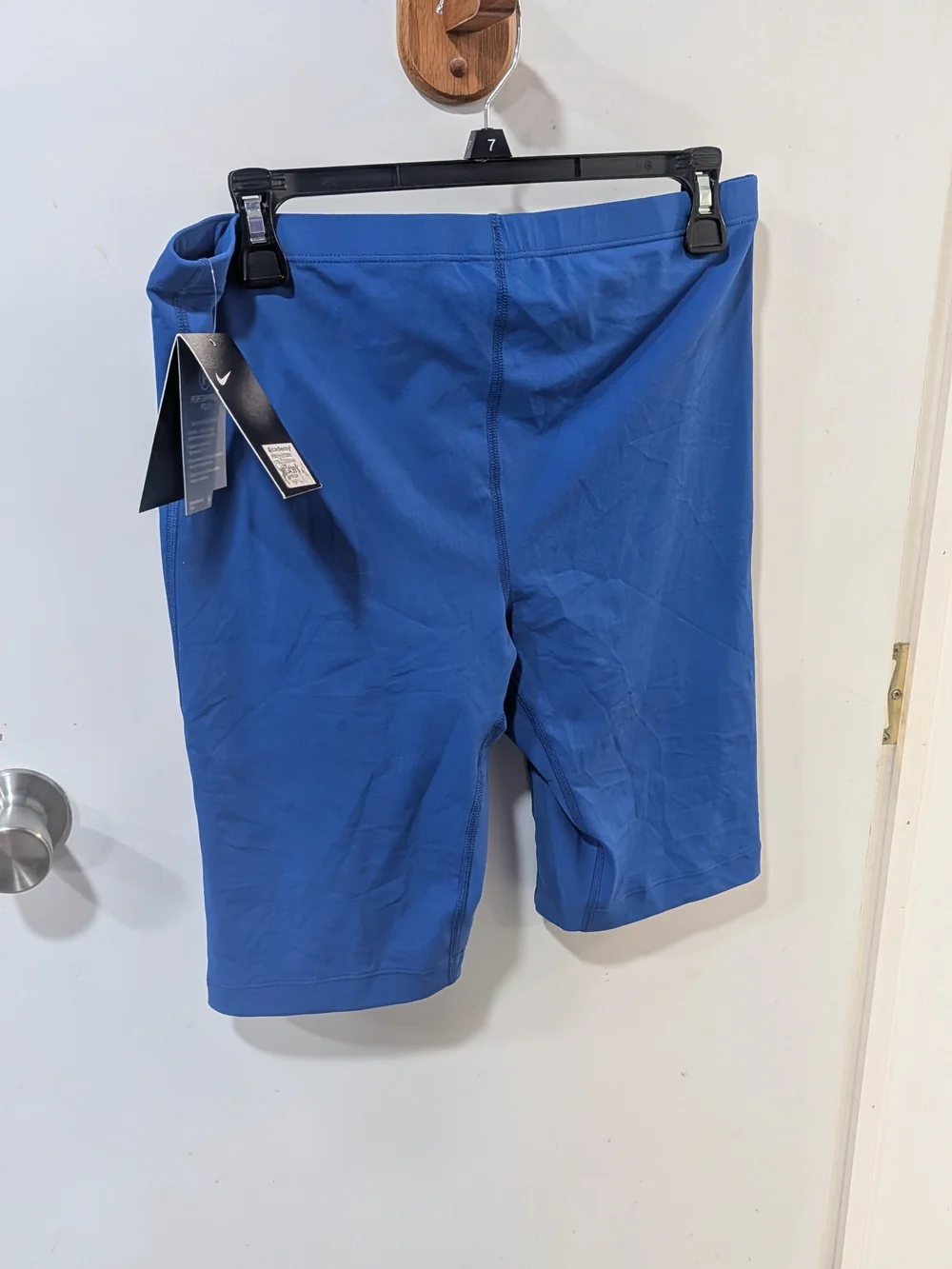 Nike Royal Blue Swim Jammers with Black Drawstring